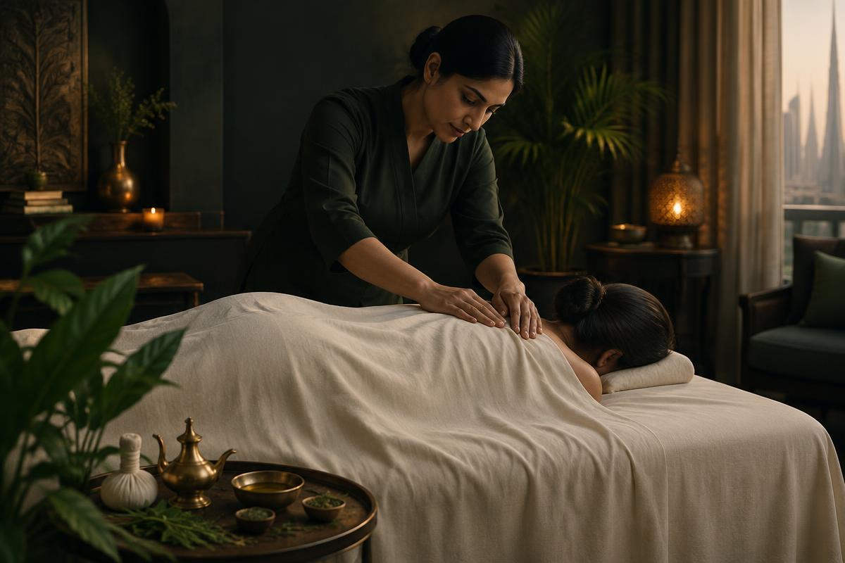 Calming stress and relaxation wellness session